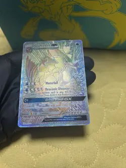 Pokemon Gyarados GX TCG Full Art Rainbow Secret Rare Card 112/111 - Image 2