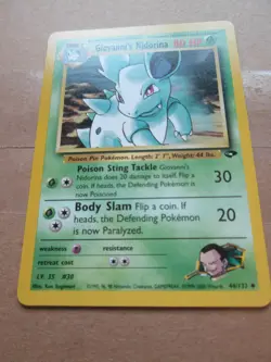Giovanni's Nidorina - 44/132 - Uncommon WOTC TCG—Gym Challenge Pokemon Card - Image 5