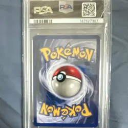 Pokemon TCG 1999 Base Set Alakazam #1/102 EN Unlimited Holo Rare PSA 7 - Image 2
