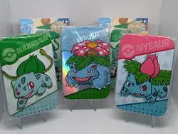 BULBASAUR IVYSAUR VENUSAUR Pokemon Chinese Exclusive Damage Counter Mini Tin 151 - Image 1