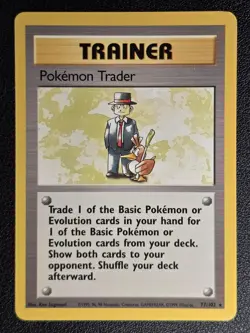 Pokemon Trader Rare Base Set #077/102 - LP - Image 1