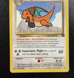 Pokemon TCG Dragonite 05/53 Movie Promo WoTC MP - Image 3