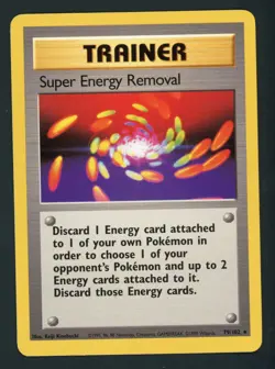 Super Energy Removal 079/102 Base Set Unlimited Rare Pokemon Card NM - Image 1