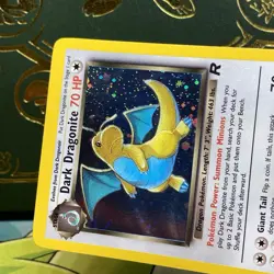 Dark Dragonite 5/82 Holo Rare Team Rocket Pokemon 2000 LP / LP + - Image 3