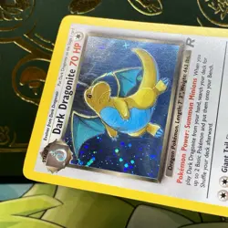 Dark Dragonite 5/82 Holo Rare Team Rocket Pokemon 2000 LP / LP + - Image 4
