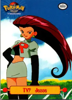 1999 Topps Pokemon TV Animation Edition Series 1 #TV9 Jesse - Image 1
