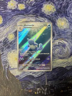 Wartortle 171/165 Scarlet & Violet 151 Illustration Rare Full Art Holo Pokemon - Image 1