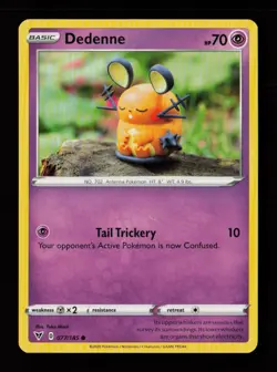 Dedenne 077/185 Common Yuka Morii Vivid Voltage Pokemon Cards - Image 1