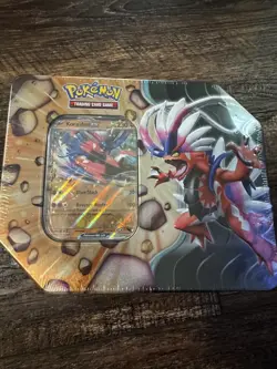 Pokemon Slashing Legends Tin - Koraidon EX - Factory Sealed-w/ 5 Booster Packs - Image 1