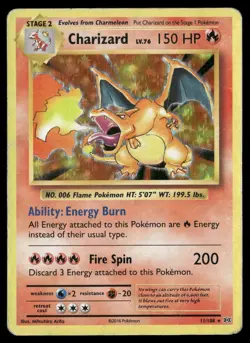 Charizard 11/108 Holo Promo XY Pokemon DMG - Image 1