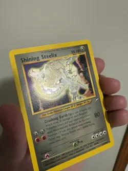 ALTERED-Authentic Shining Steelix 112/105 Pokemon Neo Destiny. See Description. - Image 2