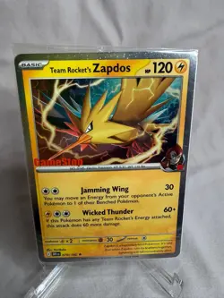 SEALED Team Rocket's Zapdos GameStop Promo 070/182 Destined Rivals Pokemon NM/M - Image 1