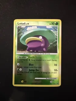 Lotad SH4 Reverse Holo Platinum Arceus Pokemon TCG - LP+ - Image 1