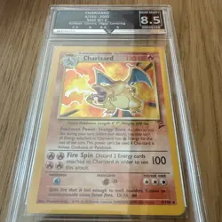 Pokemon Charizard Base Set 2 Holo Rare #4 Graded 8.5 Mint - Image 3