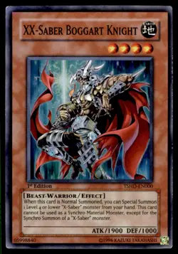 Yu-Gi-Oh! 1st Edition XX-Saber Boggart Knight #TSHD-EN000 Near Mint - Image 1