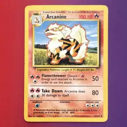 Pokemon TCG Arcanine 23/102 Base Set Regular Uncommon Stage 1 HP100 … - Image 1