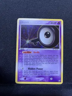 Pokemon Unown TCG Holo Rare Card Unseen Forces Edition - Image 1