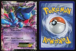 Toxicroak EX 41/106 Holo EX Rare Flashfire Pokemon English LP - Image 3