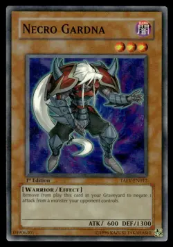 Yu-Gi-Oh! 1st Edition Necro Gardna #TAEV-EN012 Light Play - Image 1