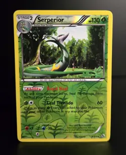Pokemon TCG - SERPERIOR #8 - REVERSE HOLO - RARE - LEGENDARY TREASURES 2013 - LP - Image 1