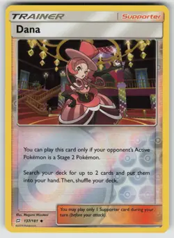Dana 137/181 Uncommon Team Up Pokemon Reverse Holo Near Mint - Image 1