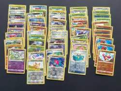 Pokemon TCG Holo + Reverse Holo Lot Of 57 Cards - Image 1