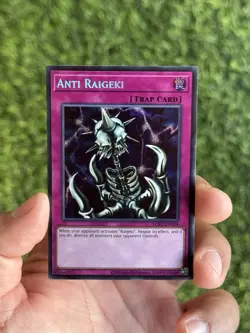 Yu-Gi-Oh! Anti Raigeki LCKC-EN104 UNLIMITED NM - Image 1