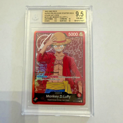 One Piece Card Monkey D Luffy Super Pre-Release St01-001 PSA BGS 9.5 9 10 STRONG - Image 1