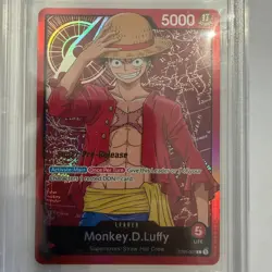 One Piece Card Monkey D Luffy Super Pre-Release St01-001 PSA BGS 9.5 9 10 STRONG - Image 3
