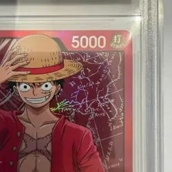 One Piece Card Monkey D Luffy Super Pre-Release St01-001 PSA BGS 9.5 9 10 STRONG - Image 5