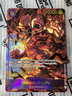 Bandai One Piece Card Game Monkey D. Luffy OP09-119 SEC Alt Art Holo EN - Image 1