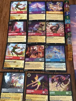 Disney Lorcana HUGE Lot 700+ Cards + Playmat + Dice Starter Collection Bundle - Image 1