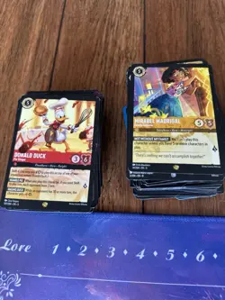 Disney Lorcana HUGE Lot 700+ Cards + Playmat + Dice Starter Collection Bundle - Image 3