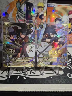 NARUTO KAYOU Madara & Hashirama PR Promo Kayou Naruto Card TCG NR-PR-016 & 017 - Image 1