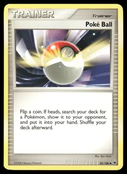 Pokemon Cards Poke Ball 85/100 Majestic Dawn Uncommon LP - Image 1