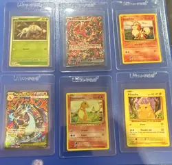 Pokemon TCG Lot - Oricorio EX, Mega Charizard EX, Pikachu, Charmander, 6 Cards - Image 1