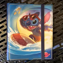 Disney Lorcana Card Book Portfolio Binder Stitch LoreBook Folder - Image 1