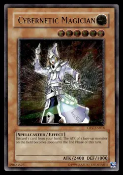 Yu-Gi-Oh! Cybernetic Magician #CRV-EN016 Light Play - Image 1