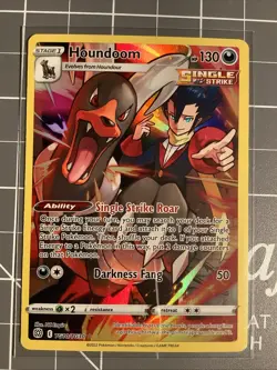 Houndoom TG10/TG30 Brilliant Stars Trainer Gallery Holo Ulra Rare Pokemon Card - Image 1