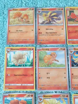 VULPIX & NINETALES BUNDLE OF POKEMON CARDS - Image 2