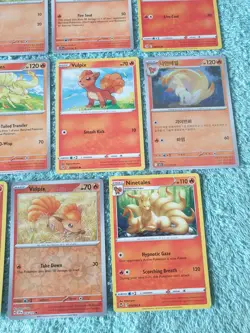 VULPIX & NINETALES BUNDLE OF POKEMON CARDS - Image 5
