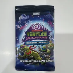 Nickelodeon Teenage Mutant Ninja Turtles Splintered Fate 10 Card Pack English - Image 1