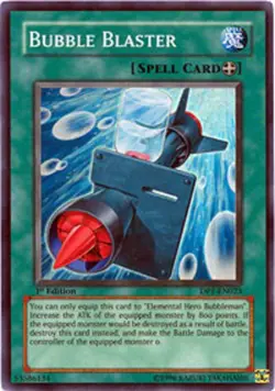 Lightly Played, English Yu Gi Oh Bubble Blaster - DP1-EN023 - Super Rare - 1st E - Image 1