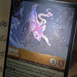 Bambi - Ethereal Fawn 24/204 Winterspell Cold Foil NM Lorcana Card English - Image 3