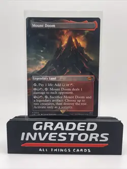 Mount Doom - Mythic - Borderless - Magic MTG Lord Of The Rings $1 Shipping! - Image 1
