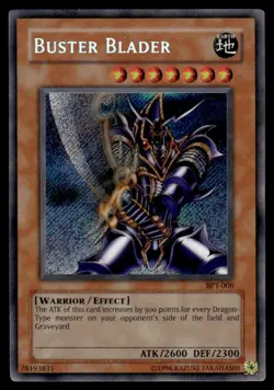 Yu-Gi-Oh! Buster Blader #BPT-008 Light Play - Image 1