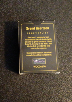 MTG Championship Deck 97. Svend Geertsen. Played, Complete. - Image 3