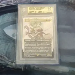 Terra, Herald Of Hope Borderless Surge Foil 0212 M, MTG Final Fantasy GM BGS 10 - Image 1