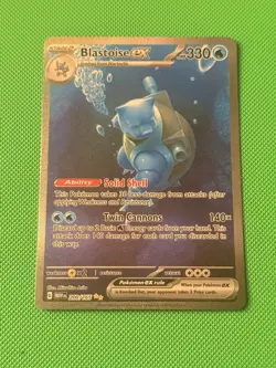 Pokemon TCG Blastoise ex 200/165 Scarlet & Violet 151 SIR .mint - Image 1