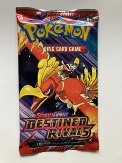 Pokemon Destined Rivals Booster Pack - Factory Sealed - Random Pack Art - Image 1